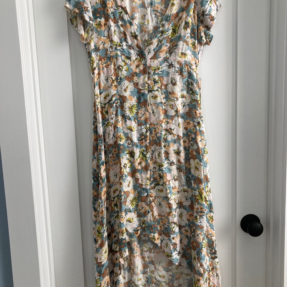 High Low Flowery Dress